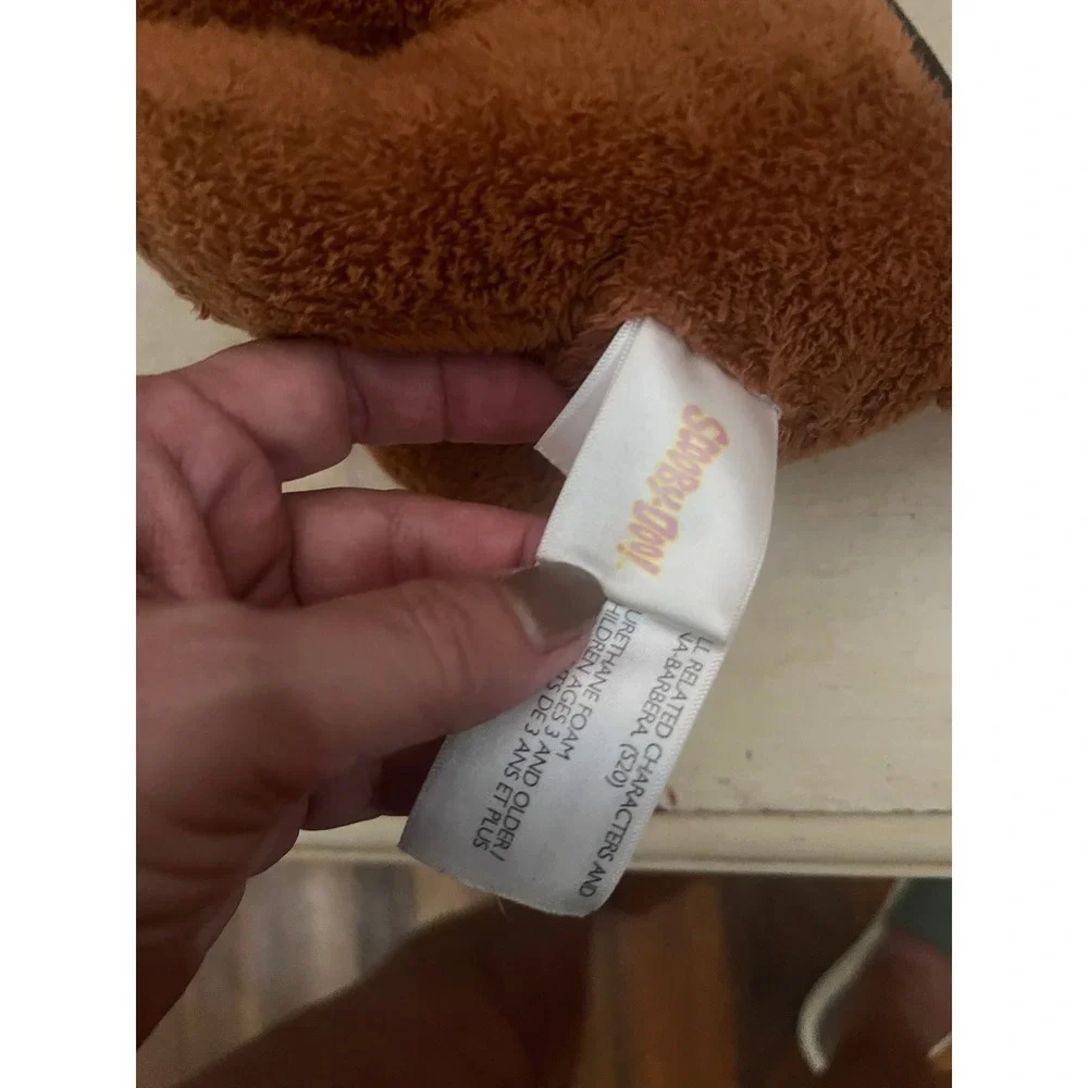 Scooby-Doo Plush Stuffed Animal Brown Dog with Blue SD Collar Hanna-Barbera